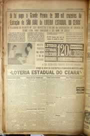 Página do jornal Correio do Ceará de junho de 1953