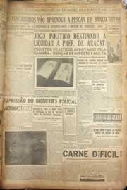 Página do jornal Correio do Ceará de junho de 1953