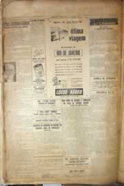 Página do jornal Correio do Ceará de junho de 1953
