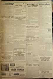 Página do jornal Correio do Ceará de janeiro de 1954