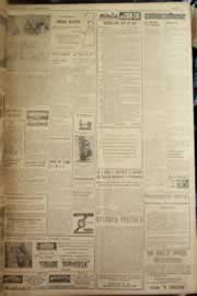 Página do jornal Correio do Ceará de janeiro de 1954