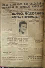 Página do jornal Correio do Ceará de janeiro de 1954