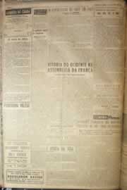 Página do jornal Correio do Ceará de janeiro de 1954
