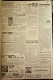 Página do jornal Correio do Ceará de janeiro de 1954