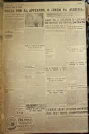 Página do jornal Correio do Ceará de janeiro de 1954