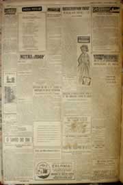 Página do jornal Correio do Ceará de janeiro de 1954