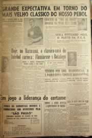 Página do jornal Correio do Ceará de janeiro de 1954