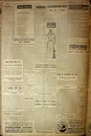 Página do jornal Correio do Ceará de janeiro de 1954