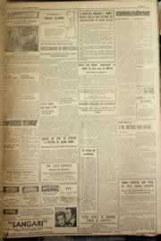 Página do jornal Correio do Ceará de janeiro de 1954