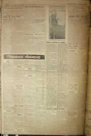 Página do jornal Correio do Ceará de janeiro de 1954