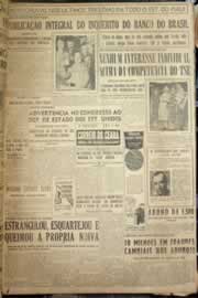 Página do jornal Correio do Ceará de janeiro de 1954