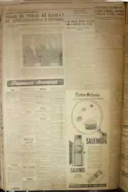 Página do jornal Correio do Ceará de janeiro de 1954