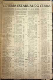 Página do jornal Correio do Ceará de janeiro de 1954