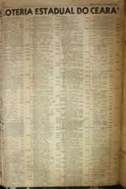 Página do jornal Correio do Ceará de janeiro de 1954