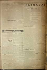 Página do jornal Correio do Ceará de janeiro de 1954