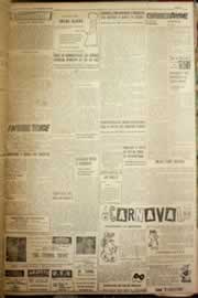 Página do jornal Correio do Ceará de fevereiro de 1954