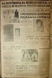 Página do jornal Correio do Ceará de fevereiro de 1954