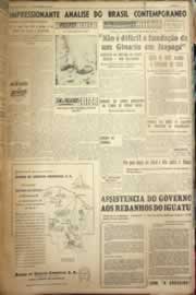 Página do jornal Correio do Ceará de fevereiro de 1954