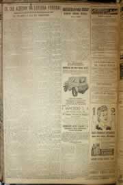 Página do jornal Correio do Ceará de fevereiro de 1954