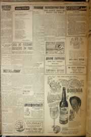 Página do jornal Correio do Ceará de fevereiro de 1954
