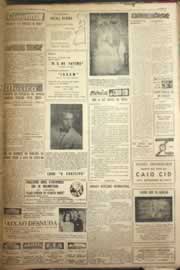 Página do jornal Correio do Ceará de fevereiro de 1954