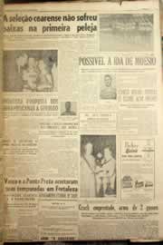 Página do jornal Correio do Ceará de março de 1954