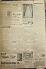 Página do jornal Correio do Ceará de março de 1954