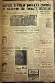 Página do jornal Correio do Ceará de março de 1954