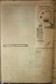Página do jornal Correio do Ceará de março de 1954
