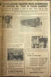 Página do jornal Correio do Ceará de março de 1954