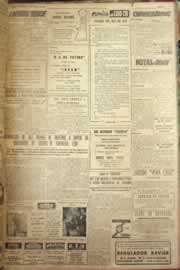 Página do jornal Correio do Ceará de março de 1954
