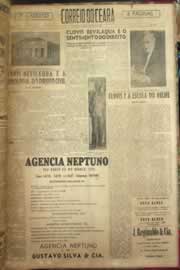 Página do jornal Correio do Ceará de março de 1954
