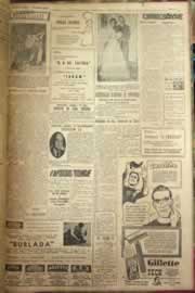 Página do jornal Correio do Ceará de março de 1954