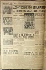 Página do jornal Correio do Ceará de março de 1954