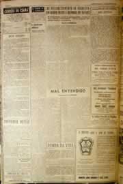 Página do jornal Correio do Ceará de março de 1954