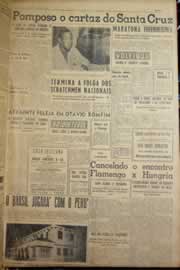 Página do jornal Correio do Ceará de abril de 1954