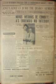 Página do jornal Correio do Ceará de abril de 1954