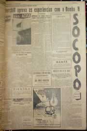 Página do jornal Correio do Ceará de abril de 1954