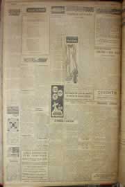 Página do jornal Correio do Ceará de abril de 1954