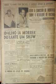 Página do jornal Correio do Ceará de abril de 1954