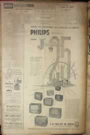 Página do jornal Correio do Ceará de abril de 1954