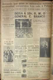 Página do jornal Correio do Ceará de abril de 1954