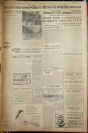Página do jornal Correio do Ceará de abril de 1954