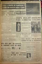 Página do jornal Correio do Ceará de abril de 1954