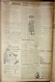 Página do jornal Correio do Ceará de abril de 1954
