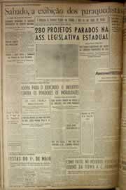 Página do jornal Correio do Ceará de abril de 1954