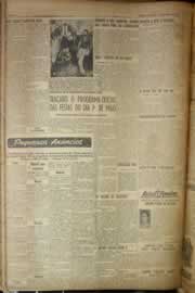 Página do jornal Correio do Ceará de abril de 1954
