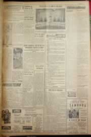 Página do jornal Correio do Ceará de abril de 1954