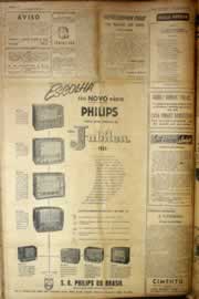 Página do jornal Correio do Ceará de maio de 1954