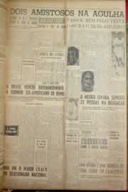 Página do jornal Correio do Ceará de maio de 1954